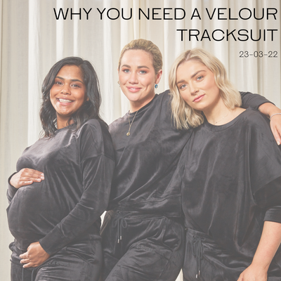 Here's why you need a Velour Tracksuit set
