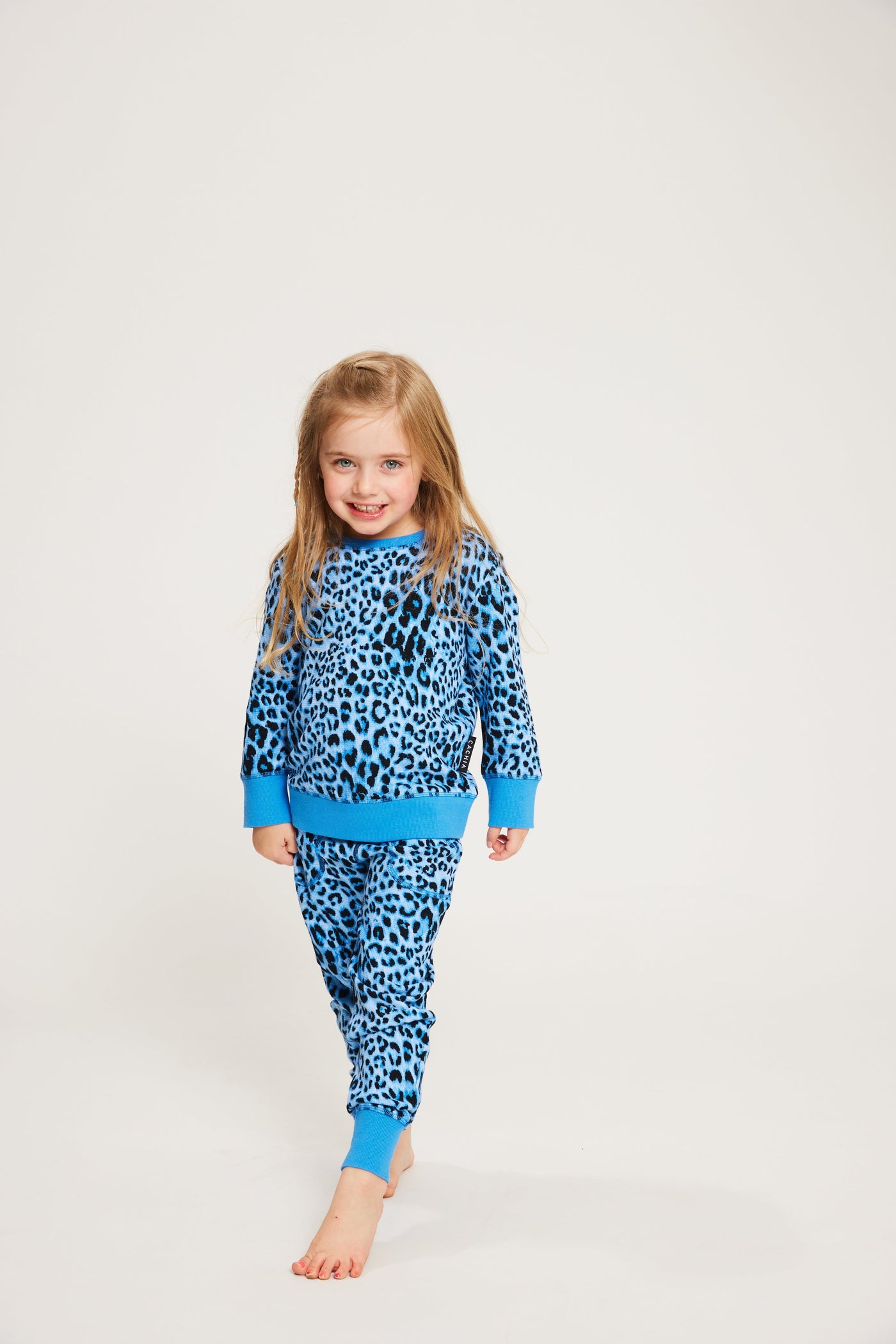 Cachia Ocean Blue Gigi Mini Pj Set Pajamas