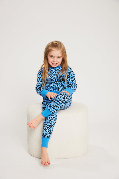 Cachia Ocean Blue Gigi Mini Pj Set Pajamas