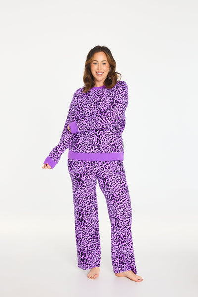 Cachia Grape Gigi PJ Set Pajamas