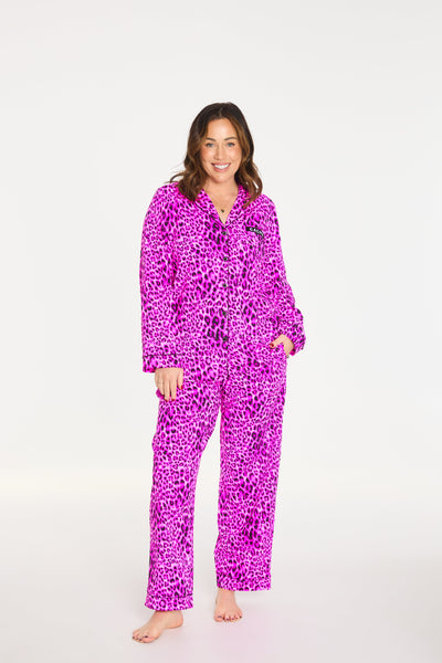 Cachia Pink Gigi PJ Set Pajamas