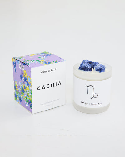 Cachia Capricorn Crystal Candle candle