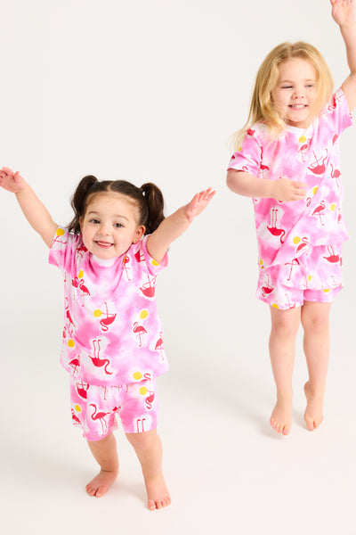 Cachia Flamingo Mini PJ Set Pajamas