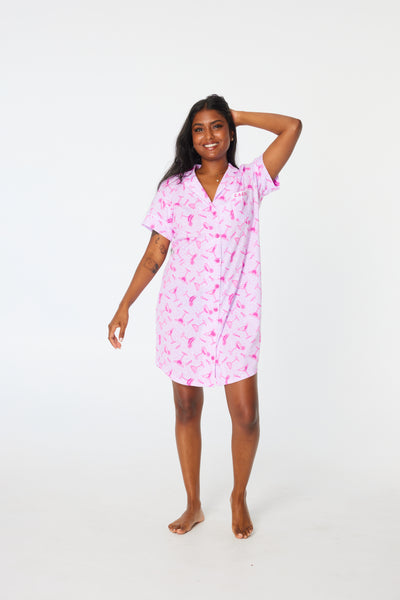 Martini Moment Button Up Nightie