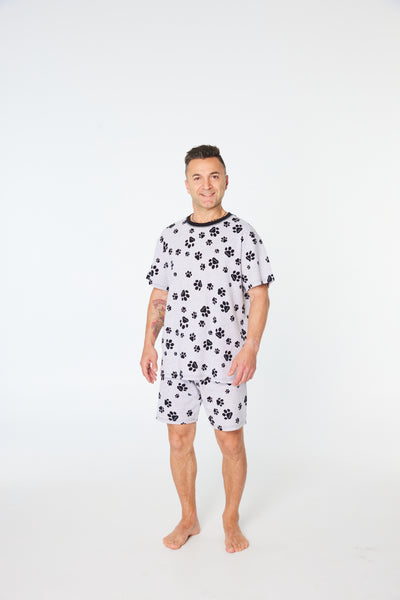 Cachia Paws Pj Set - Mens Pajamas