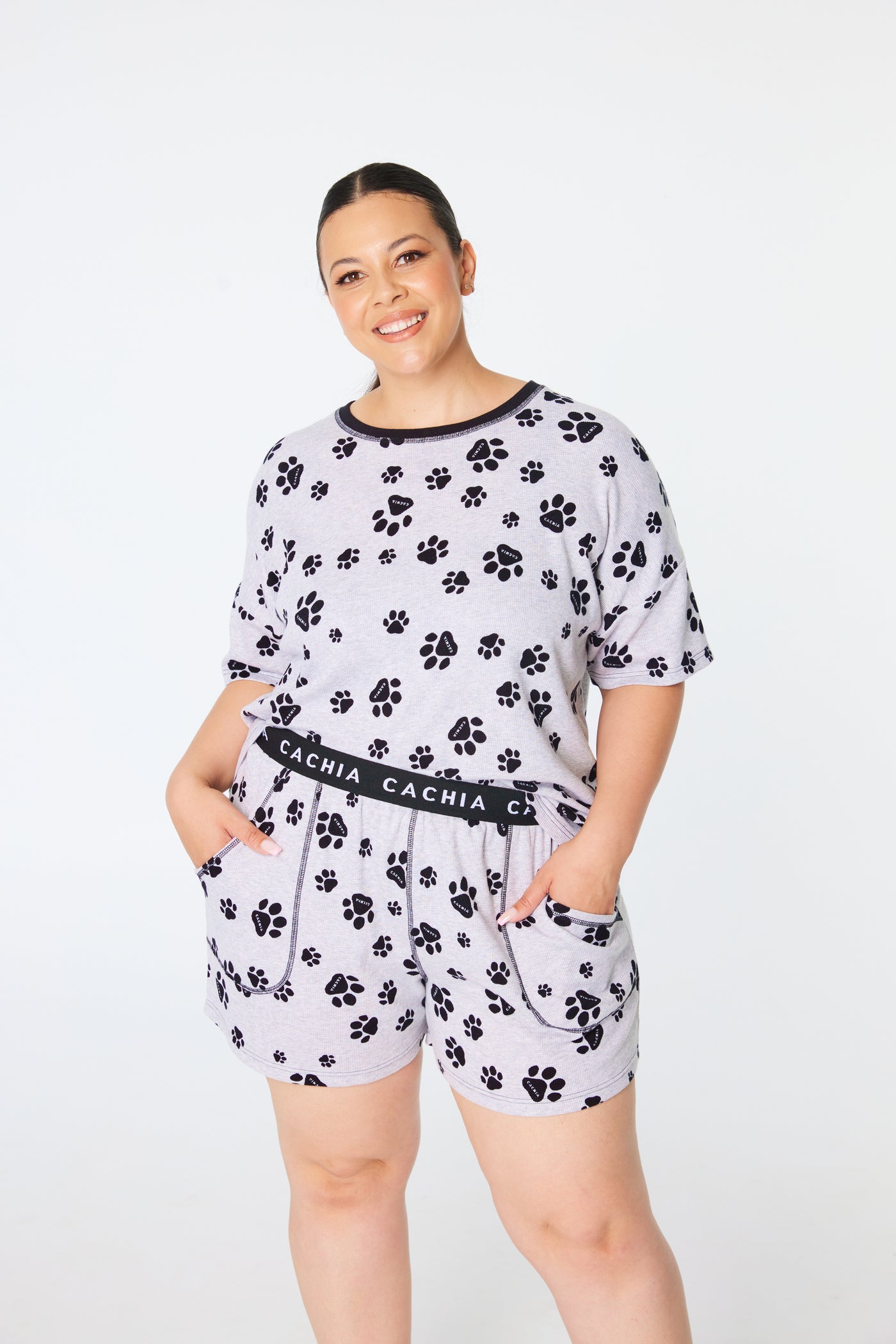 Cachia Paws Pj Set - Women's Pajamas