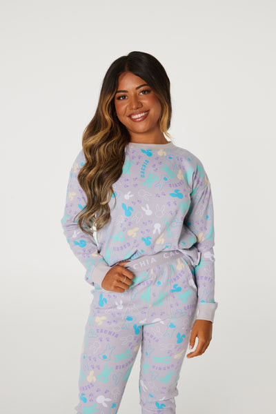 Bunny Bliss Womens Pj Set