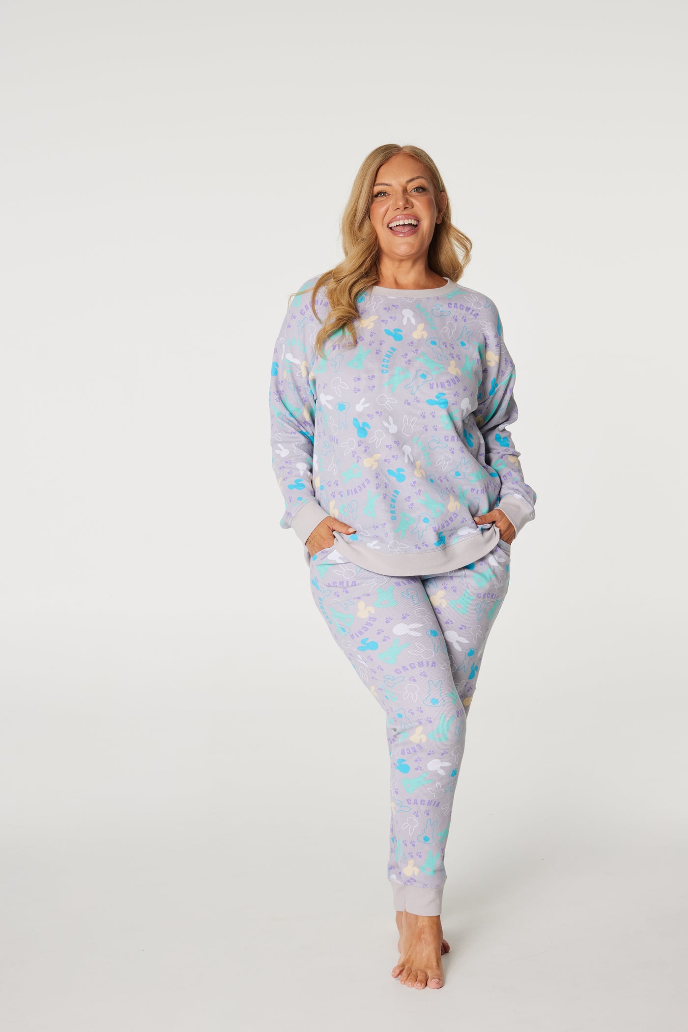 Bunny Bliss Womens Pj Set