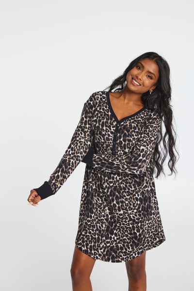 Nala Waffle Long Sleeve Nightie