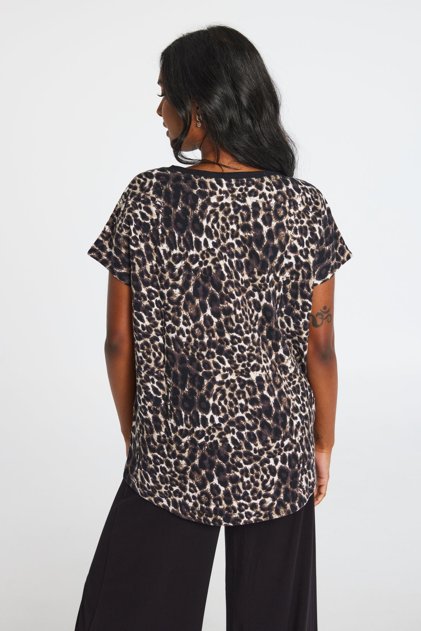 Nala Short Sleeve Waffle Top