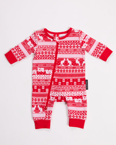 Aussie Fair Isle Onesie