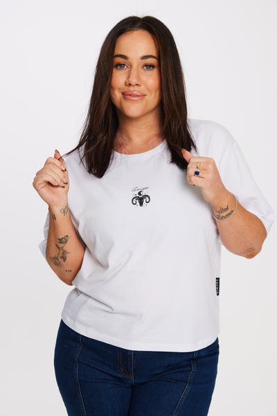 Aries Cropped T-Shirt