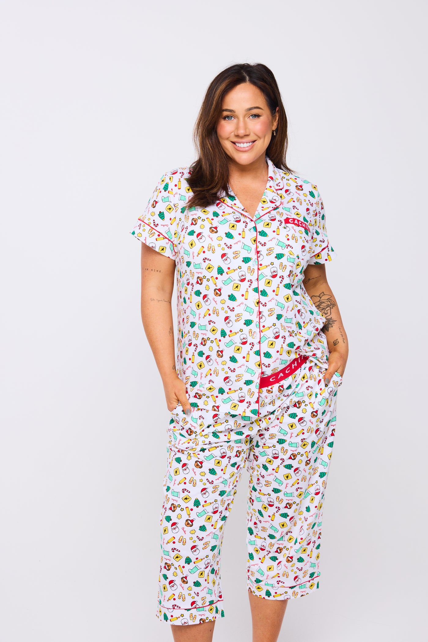 Aussie Down Under - Womens 3/4 Pant Set