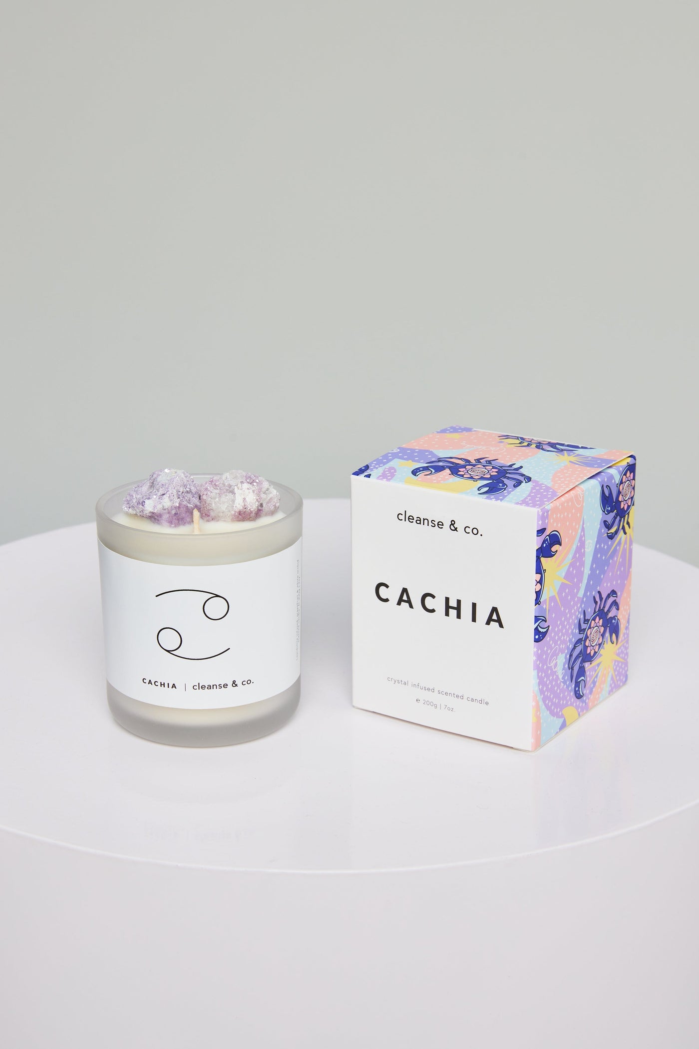 Cachia Cancer Crystal Candle candle