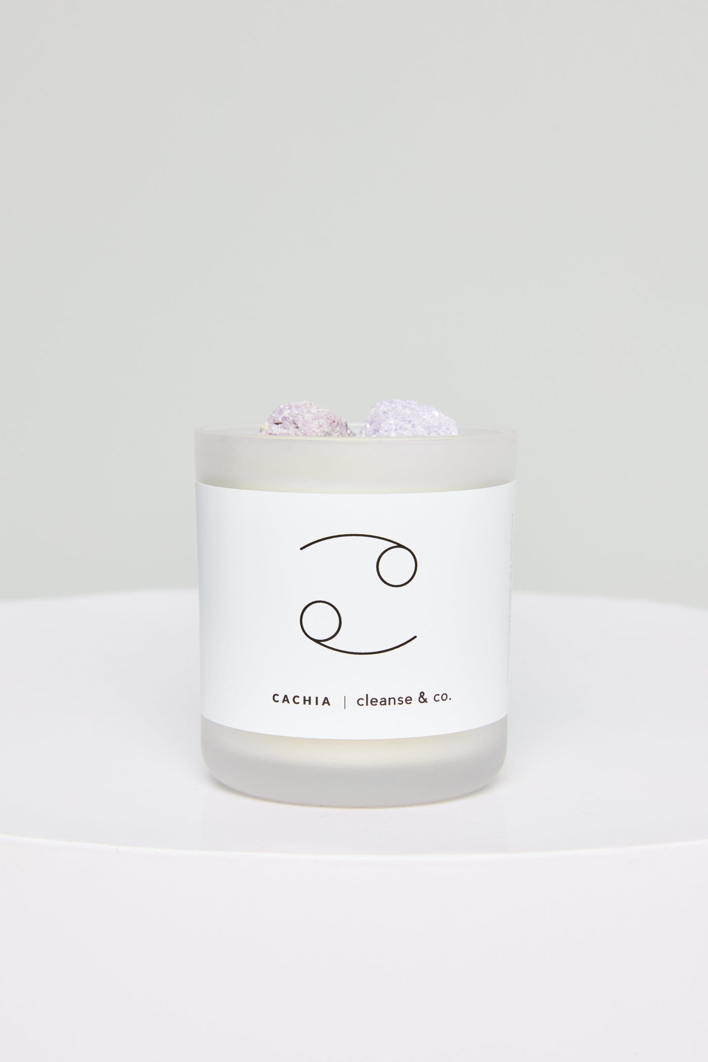 Cachia Cancer Crystal Candle candle