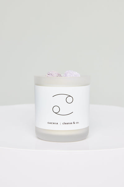 Cachia Cancer Crystal Candle candle