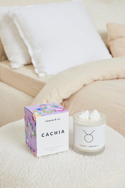 Cachia Taurus Crystal Candle candle