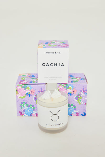 Cachia Taurus Crystal Candle candle