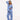 Cachia Blueberry Check Women's Set Pajamas