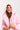 Cachia Pink Jacquard Fleece Gown Robes