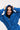 Cachia Blue Jacquard Fleece Gown Robes