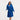 Cachia Blue Jacquard Fleece Gown Robes