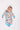 Baby lying down in Sesame Street™ comic print onesie