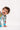 Close-up of baby looking up in Sesame Street™ print onesie